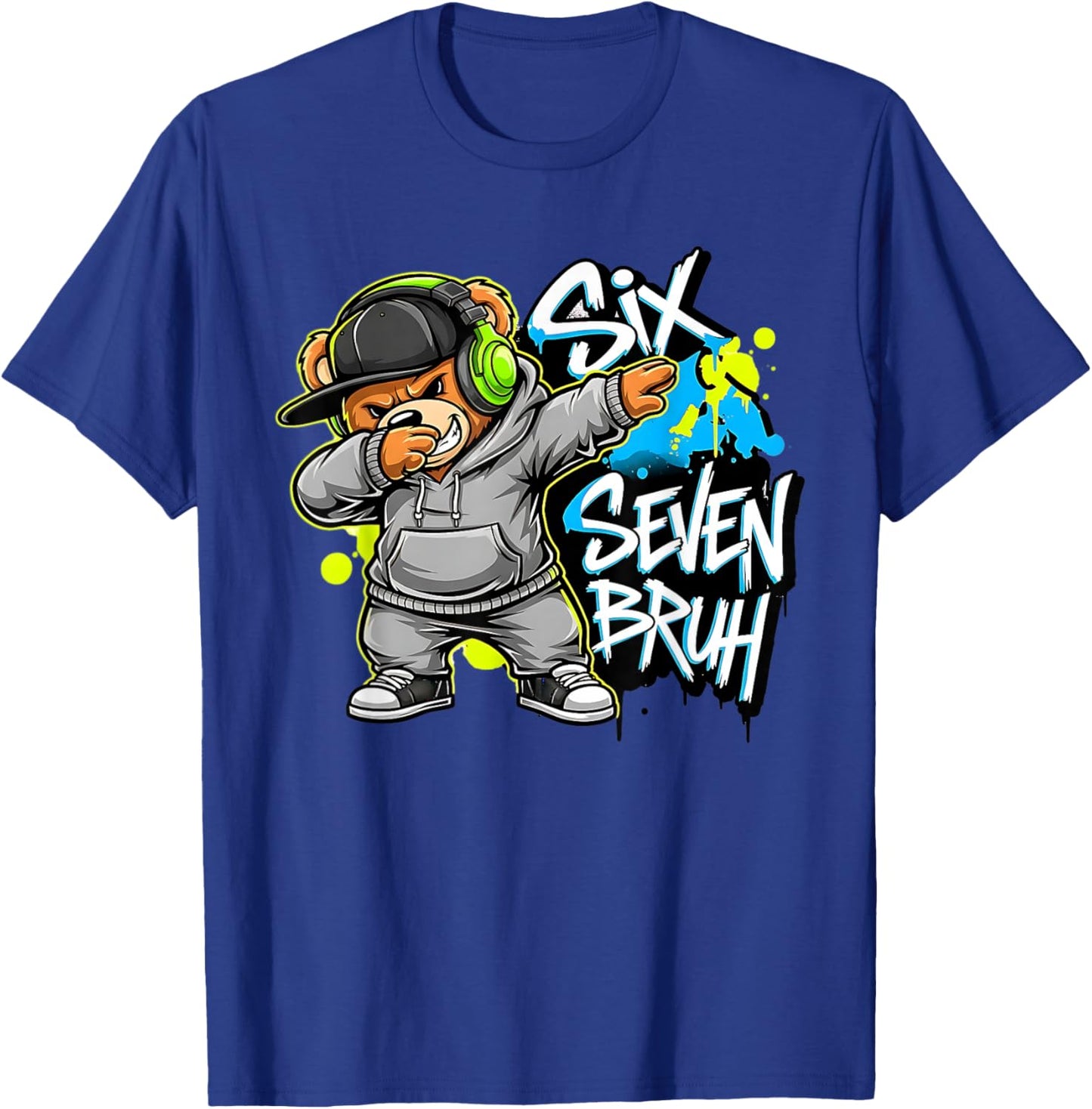 67 Funny Kids Meme Gen Alpha 6 7 Slang Six Seven Bruh T-Shirt - T-Shirt | Royal