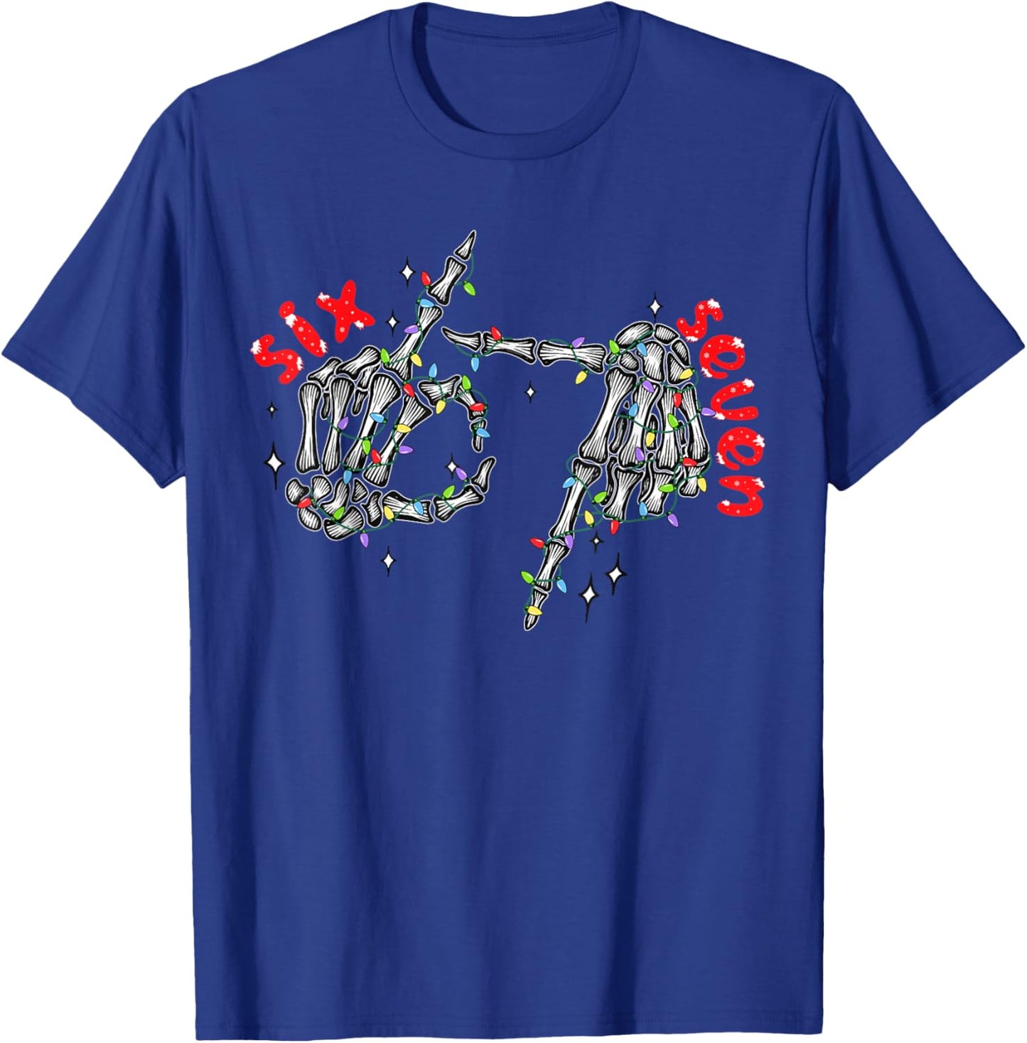 67 Meme Six Seven for Kids Women Men Boys Girls Christmas T-Shirt - T-Shirt | Royal