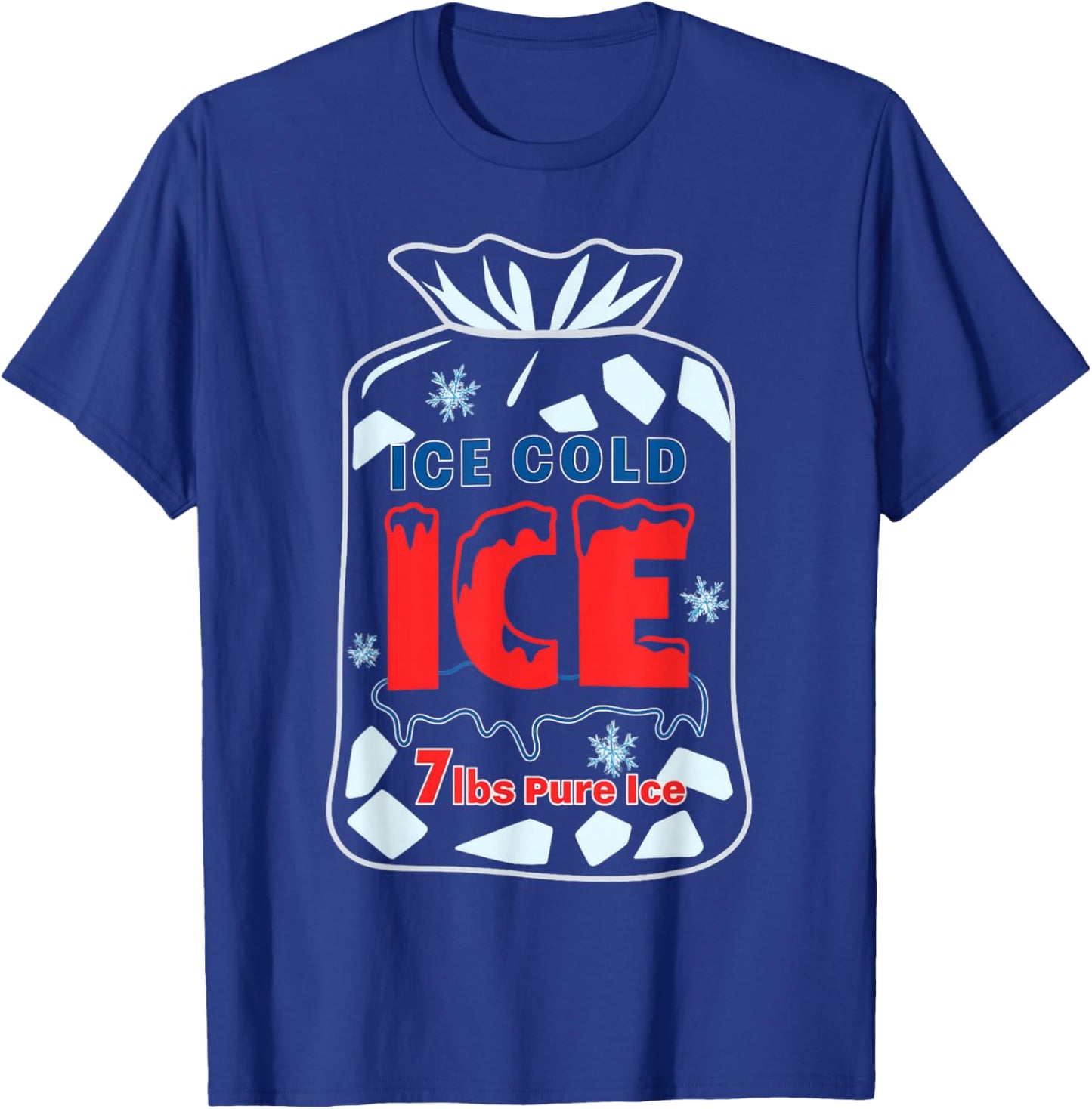Bag of Ice Halloween Costume T-Shirt - T-Shirt | Royal