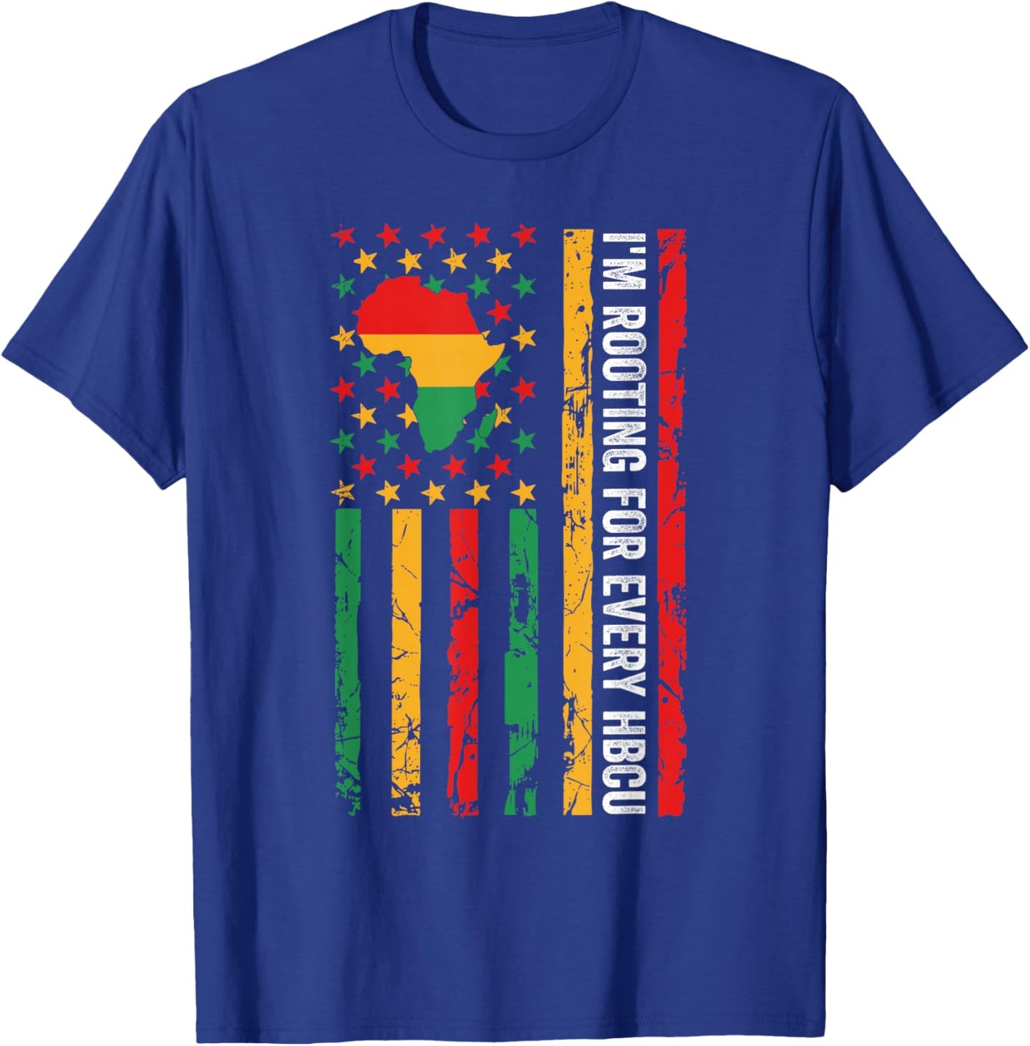 HBCU Black History Pride Historical Black Melanin Graduate T-Shirt - T-Shirt | Royal