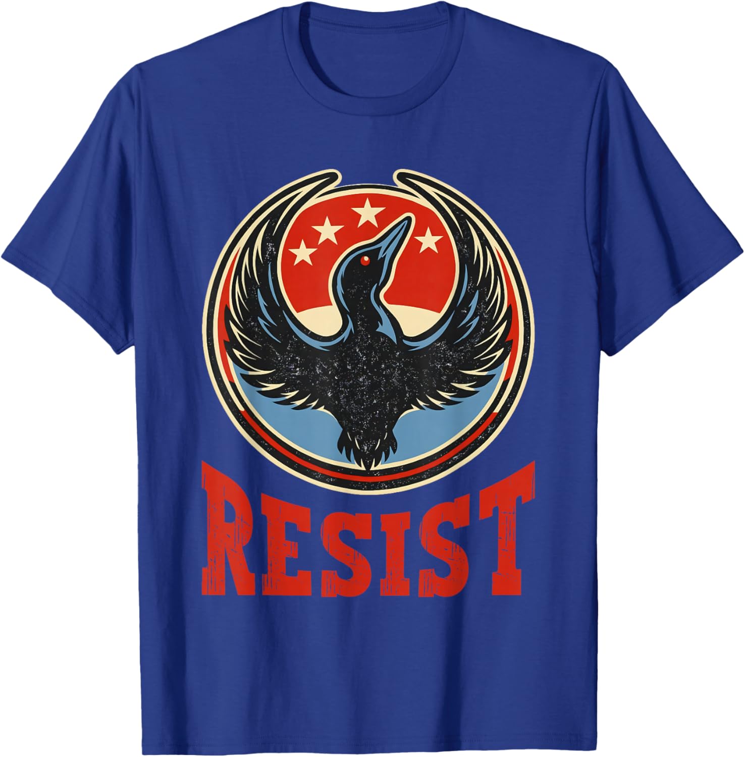 Resist Minnesota Rebel New State Flag Men Women T-Shirt - T-Shirt | Royal