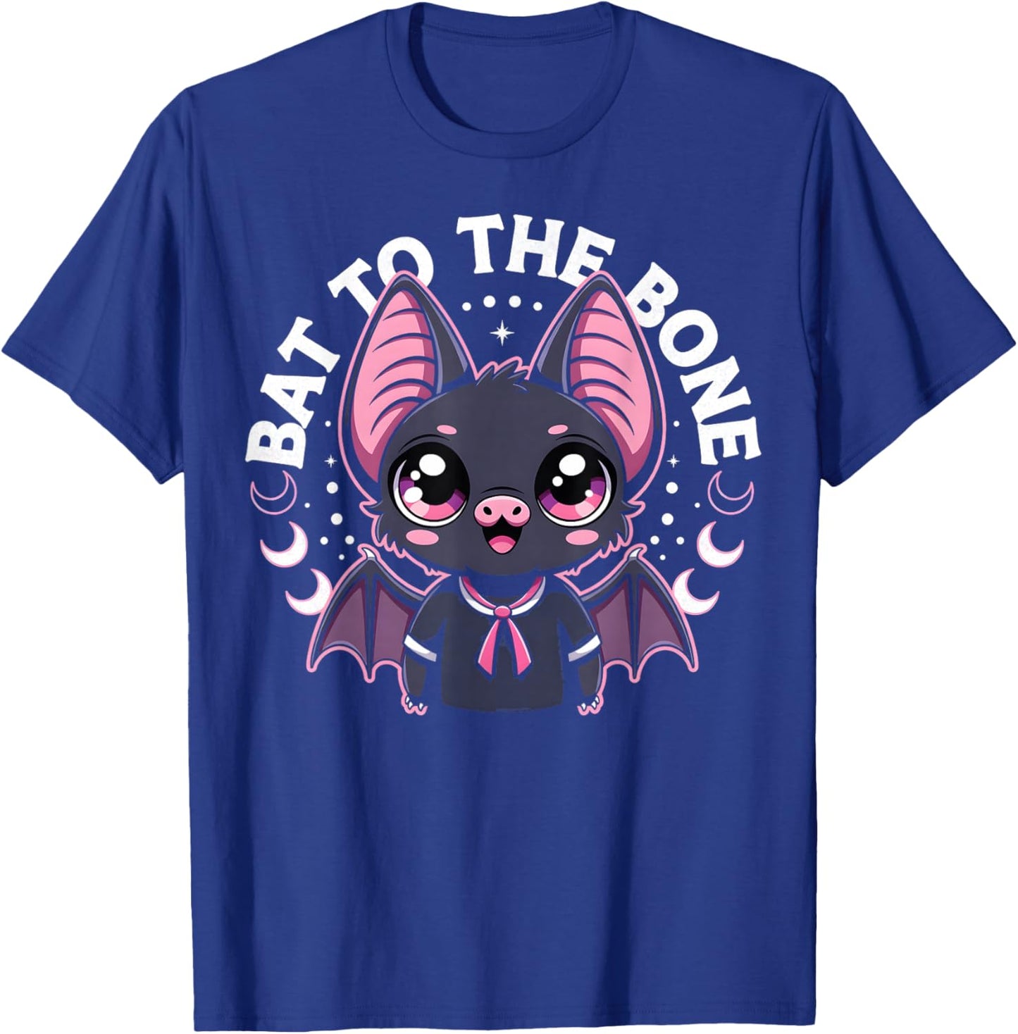 Bat to The Bone Cute Kawaii Bat T-Shirt - T-Shirt | Royal
