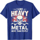 I Like Heavy Metal More Than People T-Shirt - T-Shirt | Royal