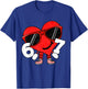 Funny Valentines Heart 67 Six Seven Boys Kids Teens T-Shirt - T-Shirt | Royal