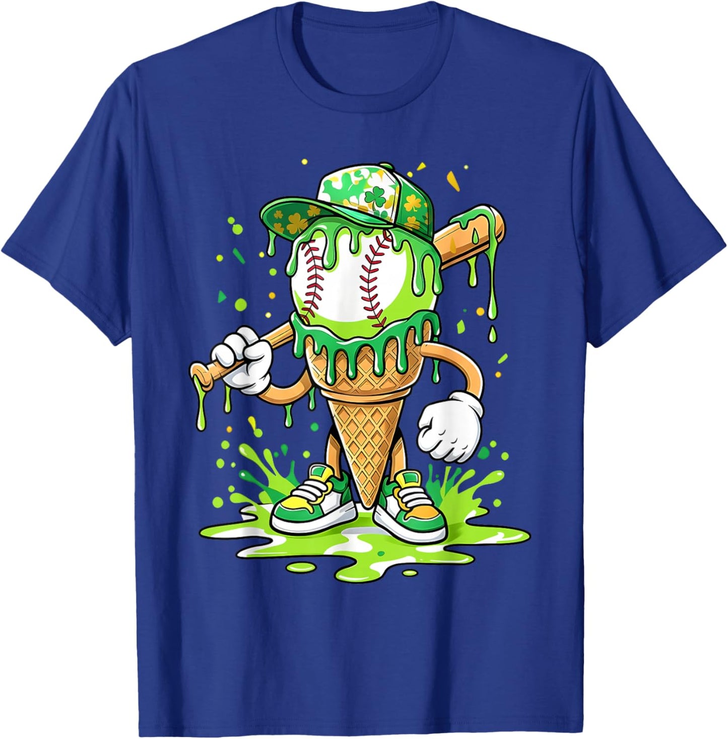 for Boys Ice Cream Baseball T-Shirt - T-Shirt | Royal
