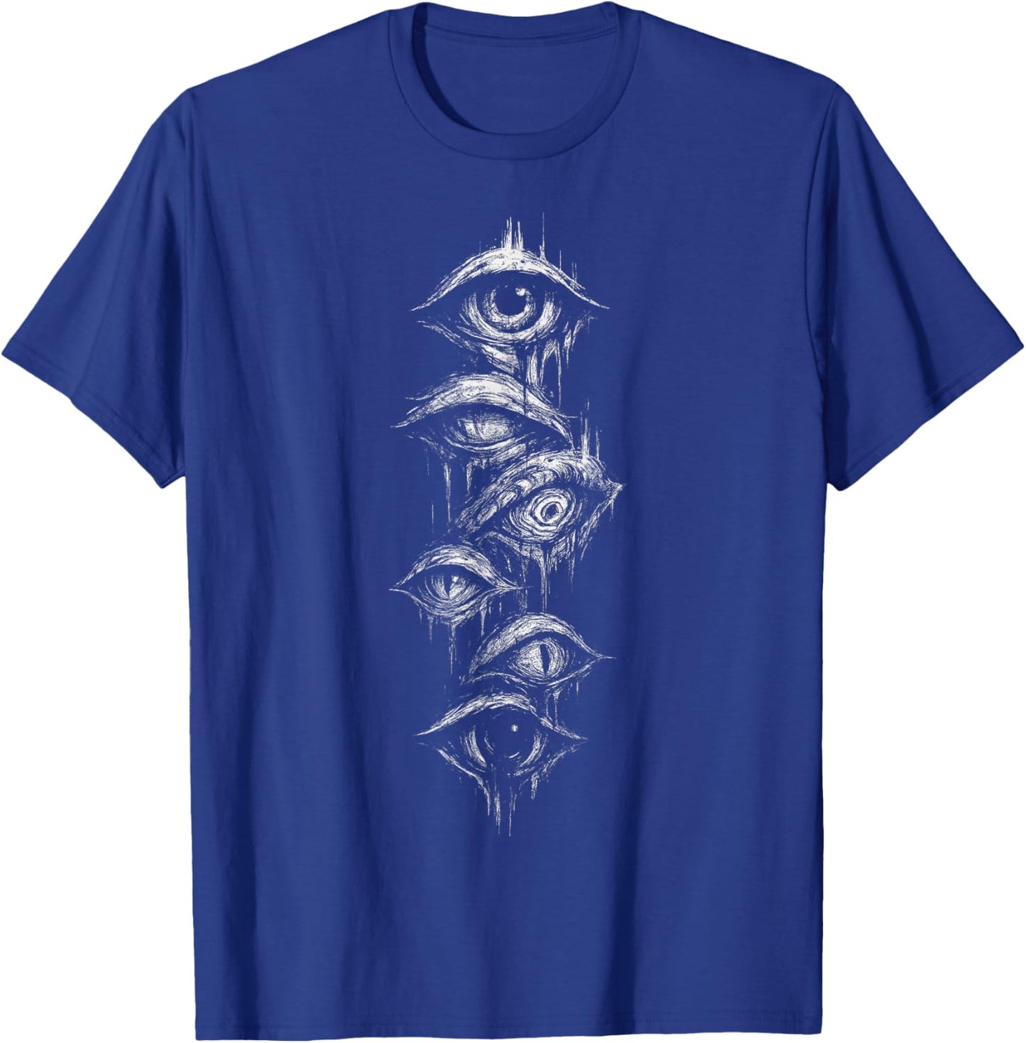 Eyes Eyeballs Goth Grunge Alt Y2K Weird Strange Aesthetic T-Shirt - T-Shirt | Royal