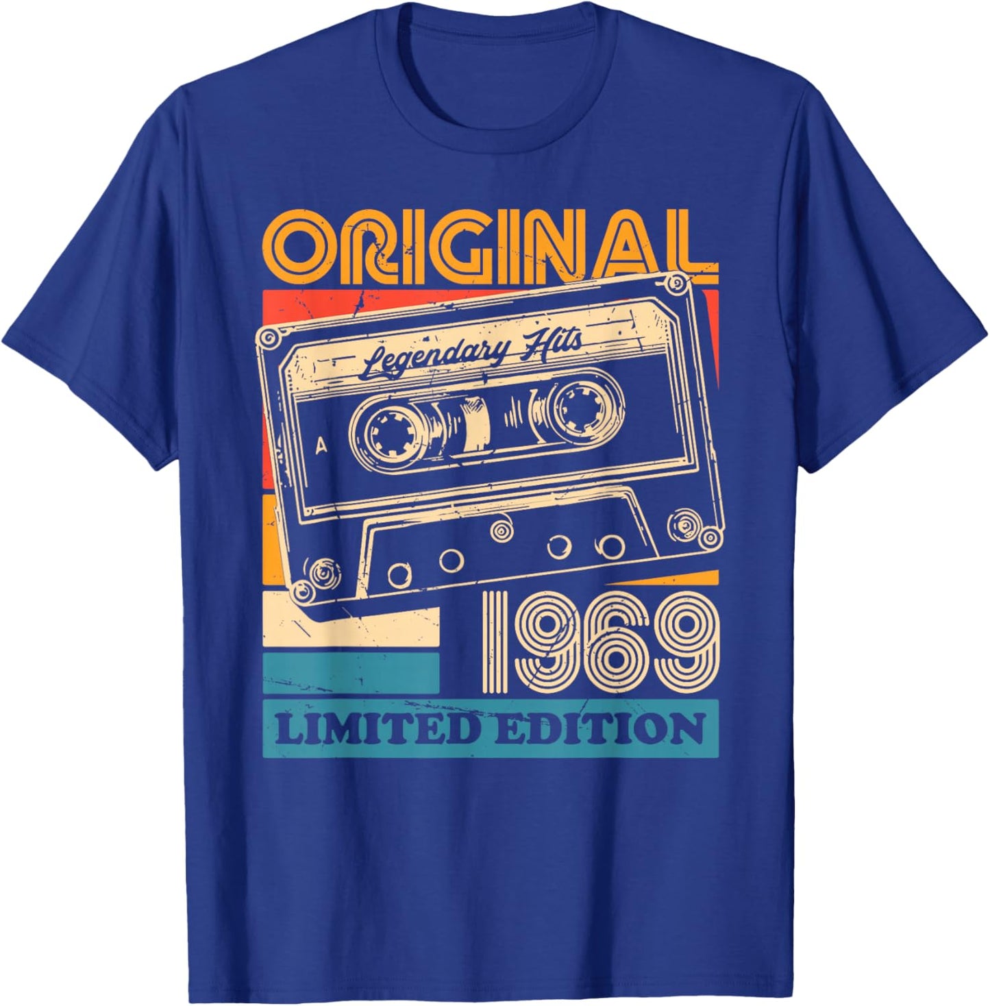56th Birthday Retro Vintage 1969 Men Women T-Shirt - T-Shirt | Royal