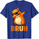 Bruh Funny Cool Dabbing Capybaras Gift Men Boy T-Shirt - T-Shirt | Royal