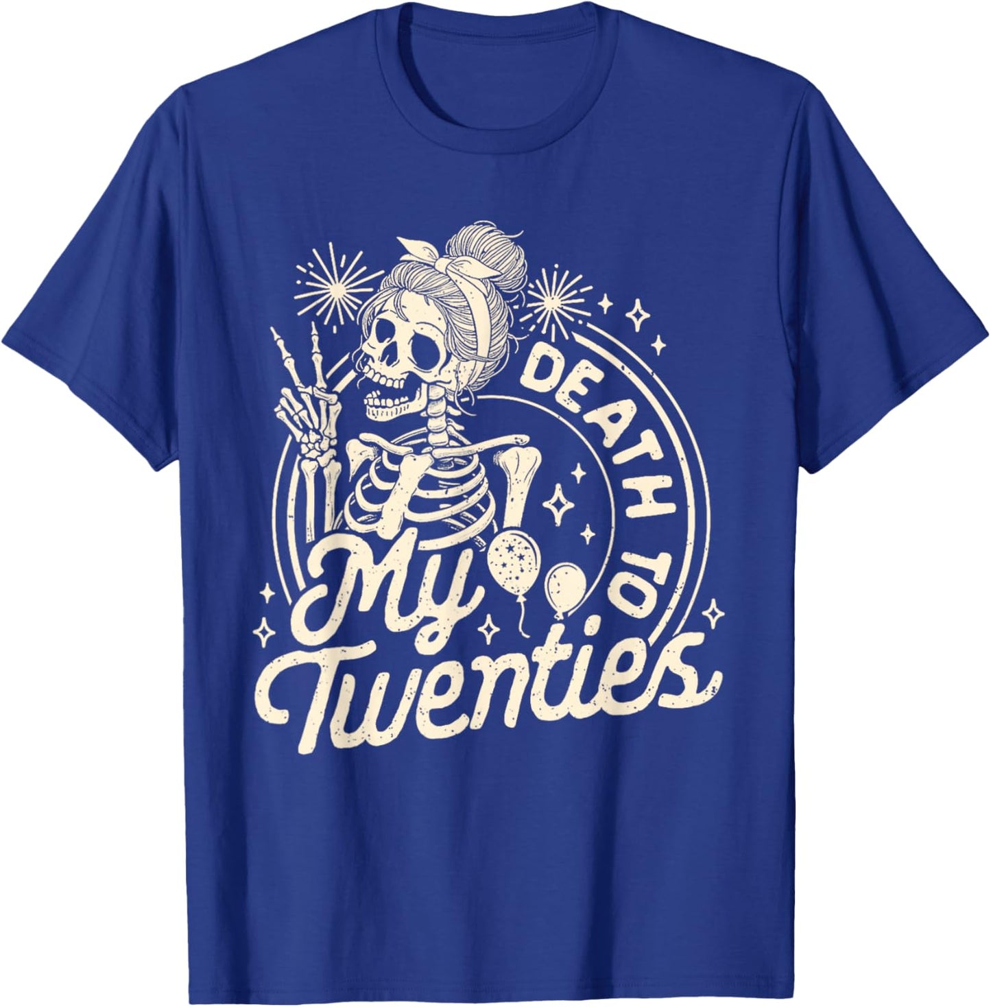 30 Years Old Skeleton T-Shirt - T-Shirt | Royal