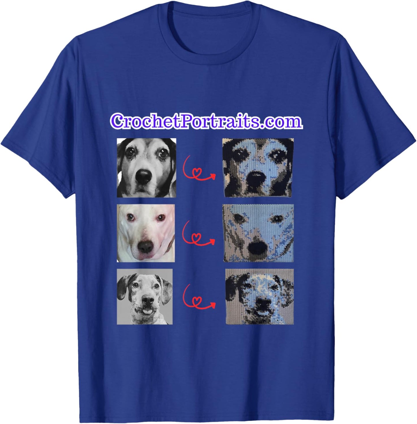 CrochetPortraits.com - Copper, MYA, Pippa T-Shirt - T-Shirt | Royal