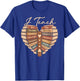 I Teach African American History Black History T-Shirt - T-Shirt | Royal