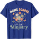 Home School is My Ministry Homeschool Mom Christian Faith T-Shirt - T-Shirt | Royal