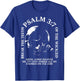 Psalm 3:7 Vintage Skull Christian Religious Bible Verse T-Shirt - T-Shirt | Royal