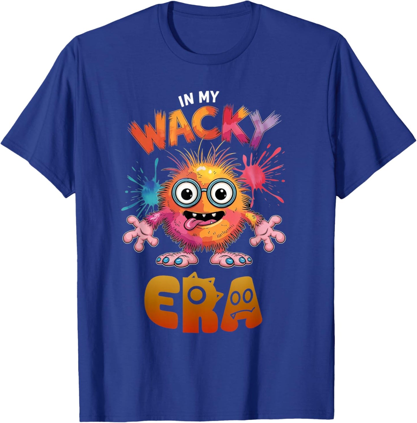 in My Wacky Era Kids and Teachers | Mismatch Day Spirit Week T-Shirt - T-Shirt | Royal