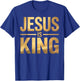 Jesus is King Christian Men T-Shirt - T-Shirt | Royal