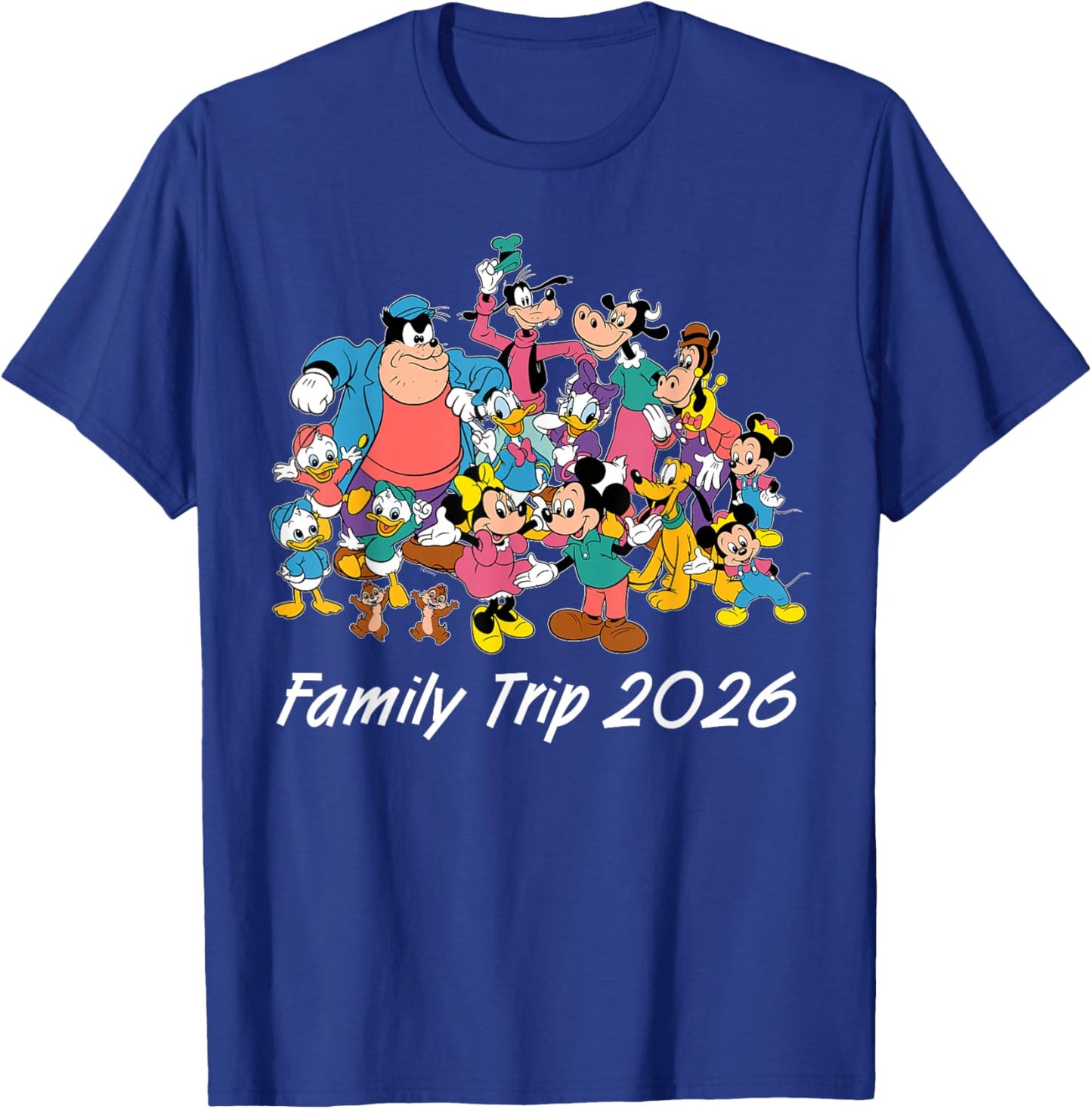 Disney Classic Characters Family Trip 2026 Matching Vacation T-Shirt - T-Shirt | Royal