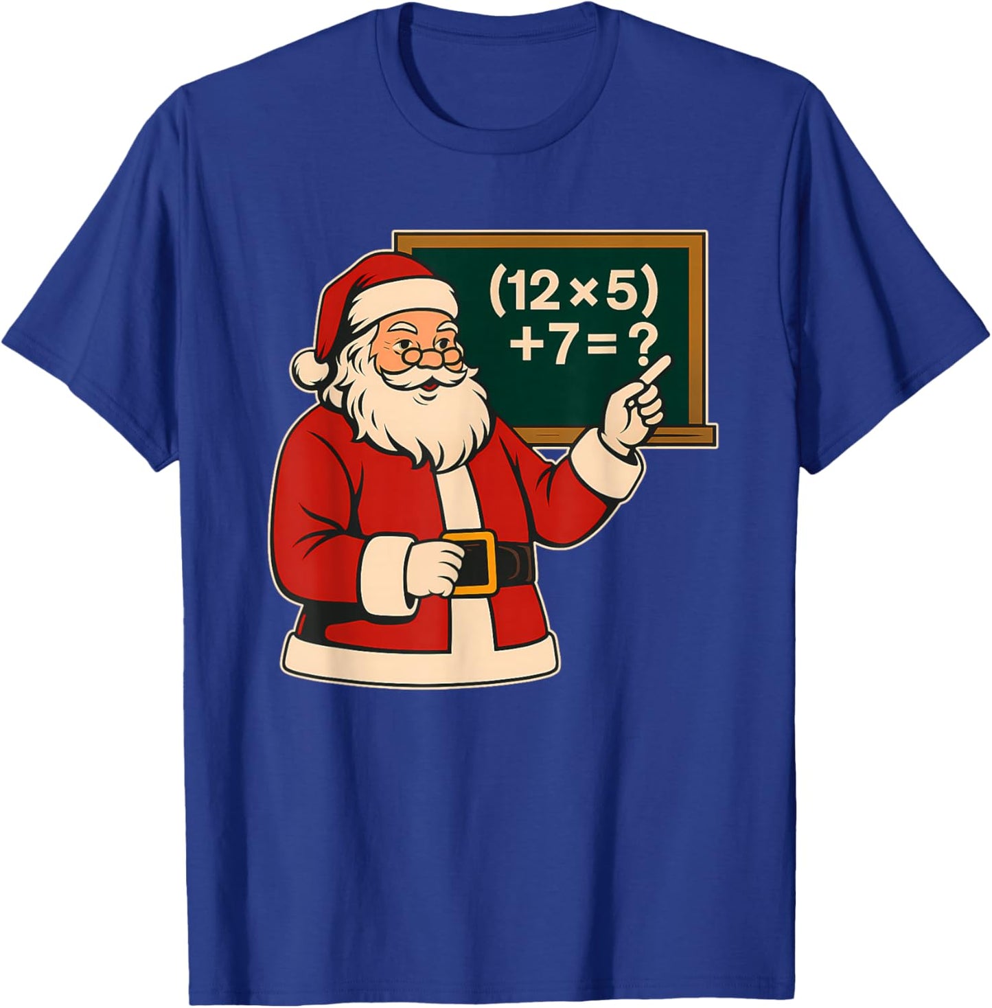 67 Teacher Christmas Santa Six Seven Meme Brainrot Math Joke T-Shirt - T-Shirt | Royal