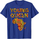Cool Kente Cloth Art Kids Girls African Print African Queen T-Shirt - T-Shirt | Royal
