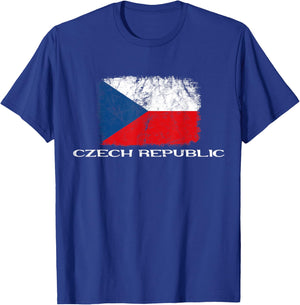 Czech Republic Flag, Czech Republic Travel, Czech Flag T-Shirt - T-Shirt | Royal