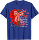 Valentine We Love Because He First Loved Us Christian Women T-Shirt - T-Shirt | Royal