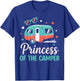 Princess of The Camper RV Queen Sunglasses Glamping Camping T-Shirt - T-Shirt | Royal