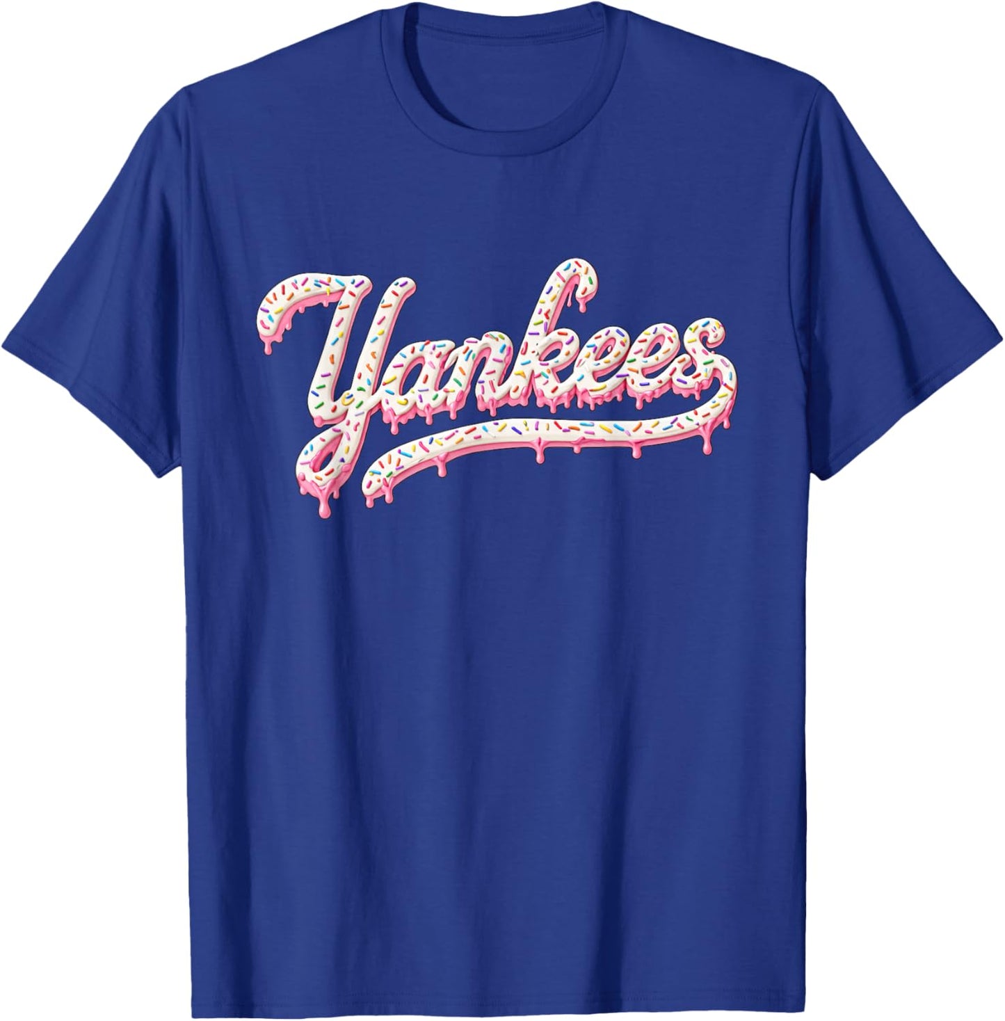Yankees Ice Cream Drip Sport Lover Boys Kids T-Shirt - T-Shirt | Royal