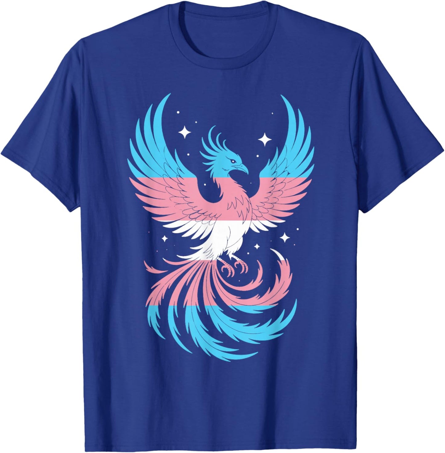 Phoenix Bird LGBTQ Pride Month Trans Transgender T-Shirt - T-Shirt | Royal