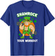 Shamrock Your Workout St. Patrick's Day Gym Lifting Weights T-Shirt - T-Shirt | Royal