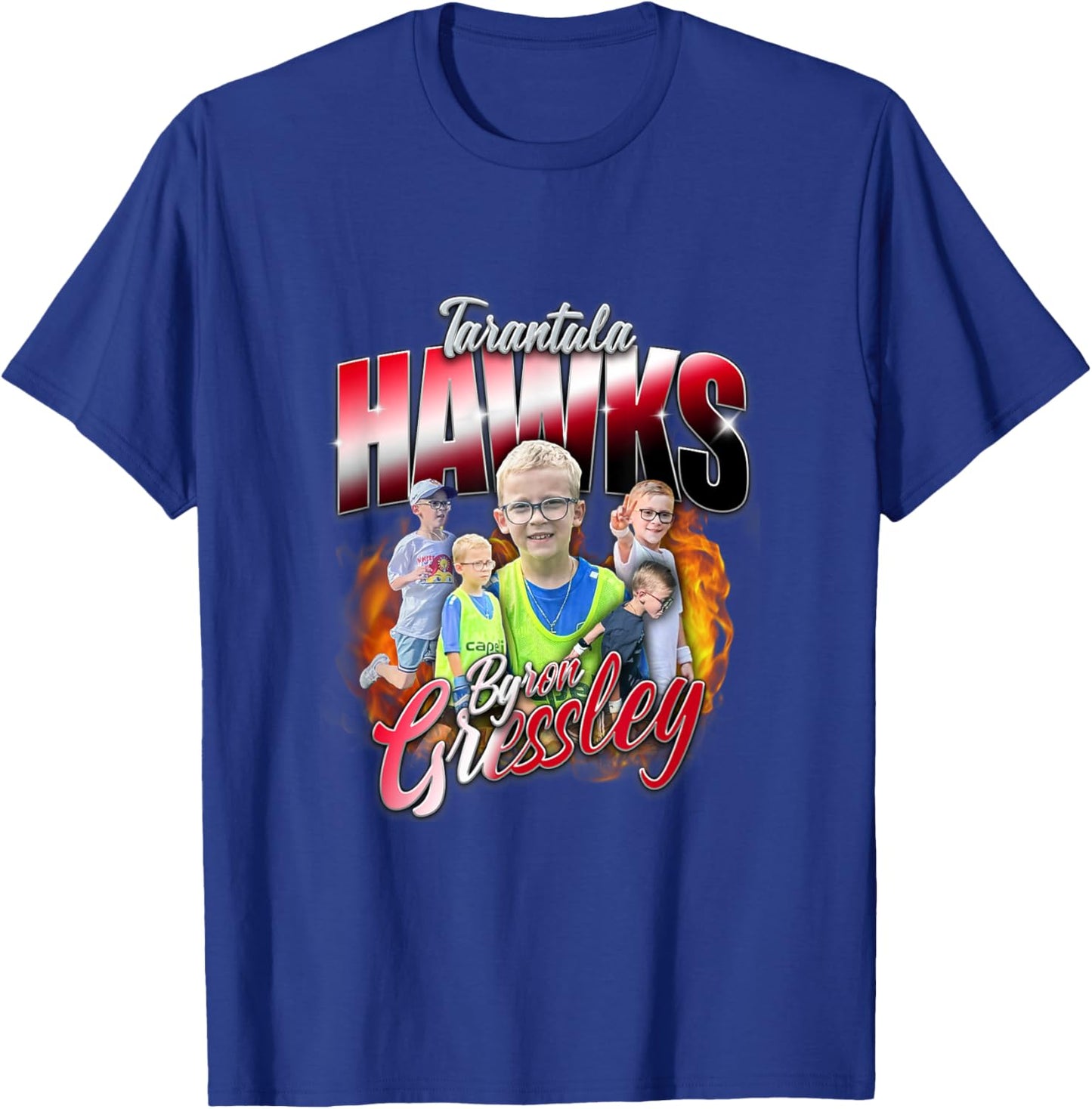 Byron Gressley x Tarantula Hawks | Official Player Collab T-Shirt - T-Shirt | Royal
