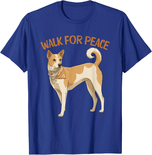 Walk for Peace Aloka Dog T-Shirt - T-Shirt | Royal
