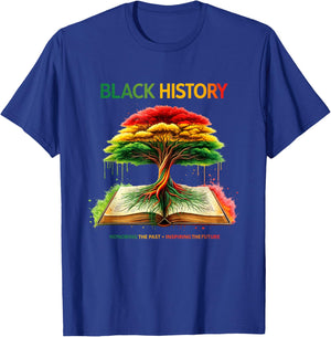 Black History Heritage Roots Legacy Pride T-Shirt - T-Shirt | Royal
