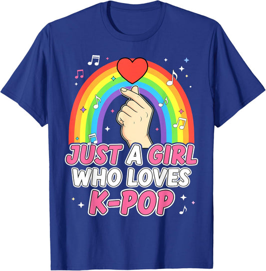 Just A Girl Who Loves K-Pop T-Shirt - T-Shirt | Royal