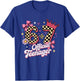 Pink Checkered 13th Birthday 6+7 13 Official Teenager Girls T-Shirt - T-Shirt | Royal