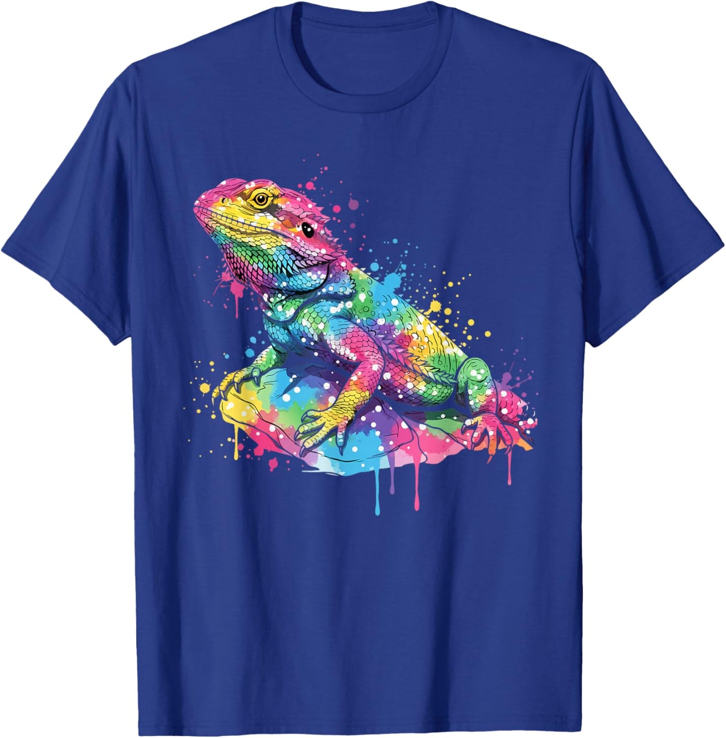 Bearded Dragon Art Kids Pet Enthusiasts Dragon Lover T-Shirt - T-Shirt | Royal
