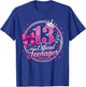 13th Birthday Girl 13 Years Old Official Teenager Birthday T-Shirt - T-Shirt | Royal