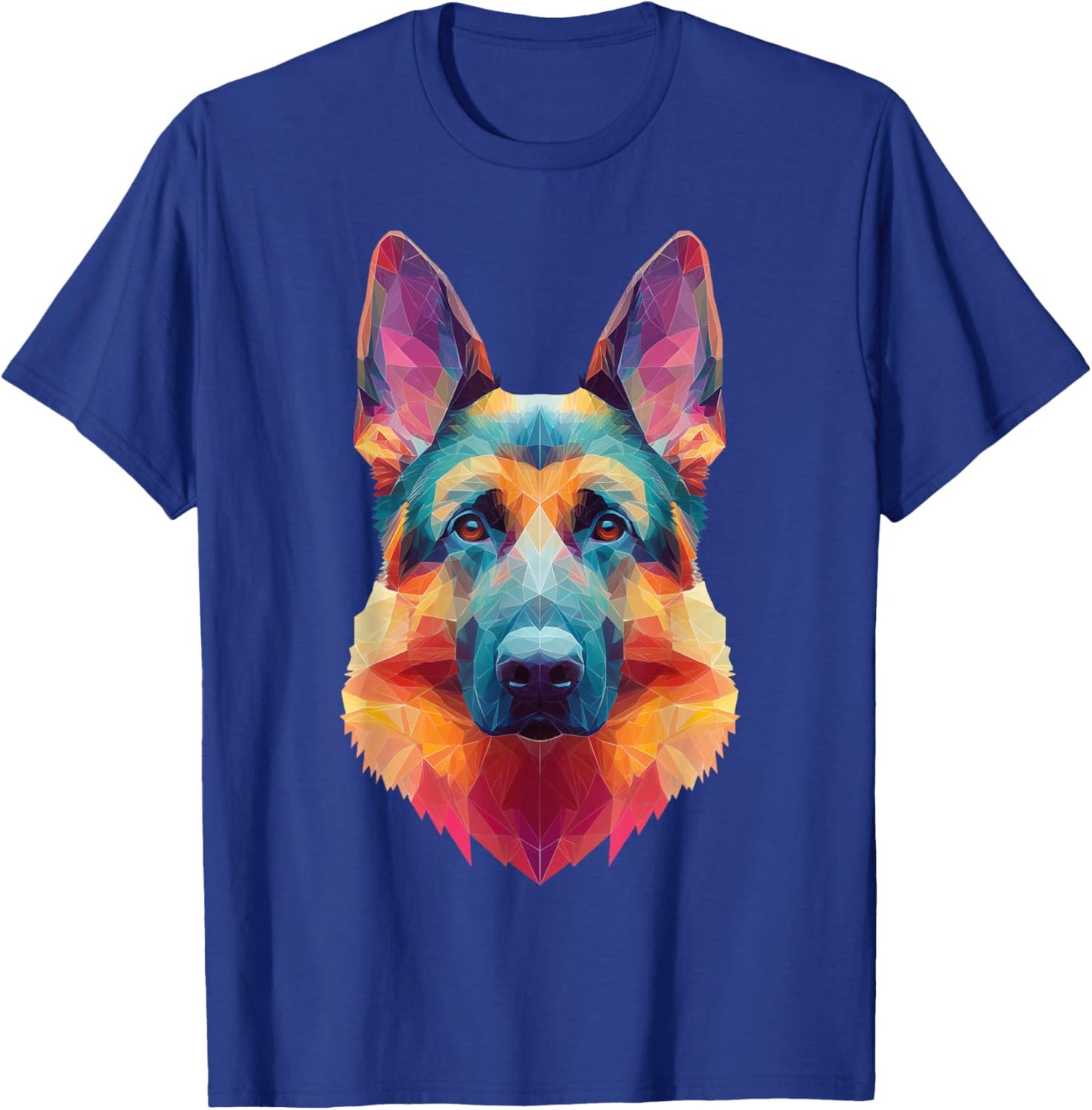 German Shepherd Dog Graphic T-Shirt - T-Shirt | Royal