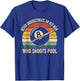 Never Underestimate an Old Man Who Shoots Pool Billiard T-Shirt - T-Shirt | Royal