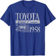 Toyota Land Cruiser Since 1958 Vintage Graphic T-Shirt - T-Shirt | Royal