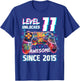 Level 11 Unlocked Video Gamer 11th Birthday Video Gamer Boys T-Shirt - T-Shirt | Royal