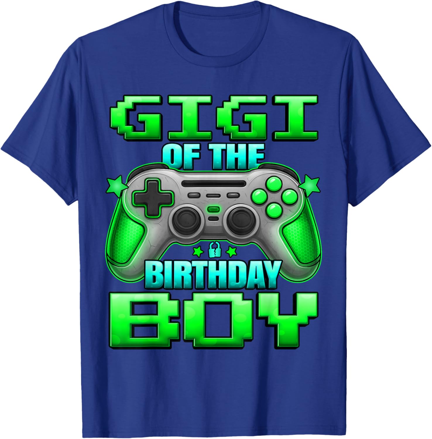 Gigi of The Birthday Boy Matching Family Grand Mother T-Shirt - T-Shirt | Royal