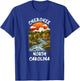 Cherokee North Carolina Mountains Vacation Road Trip T-Shirt - T-Shirt | Royal