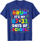 Bruh Its My 67 33 Days of School Boy Girls 100th Day 67 Kids T-Shirt - T-Shirt | Royal