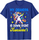 My Grandpa is Down Right Awesome Down Syndrome Boy Girl T-Shirt - T-Shirt | Royal
