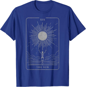 Spiritual Mystical Goth Esoteric Y2K Streetwear Tarot Card T-Shirt - T-Shirt | Royal
