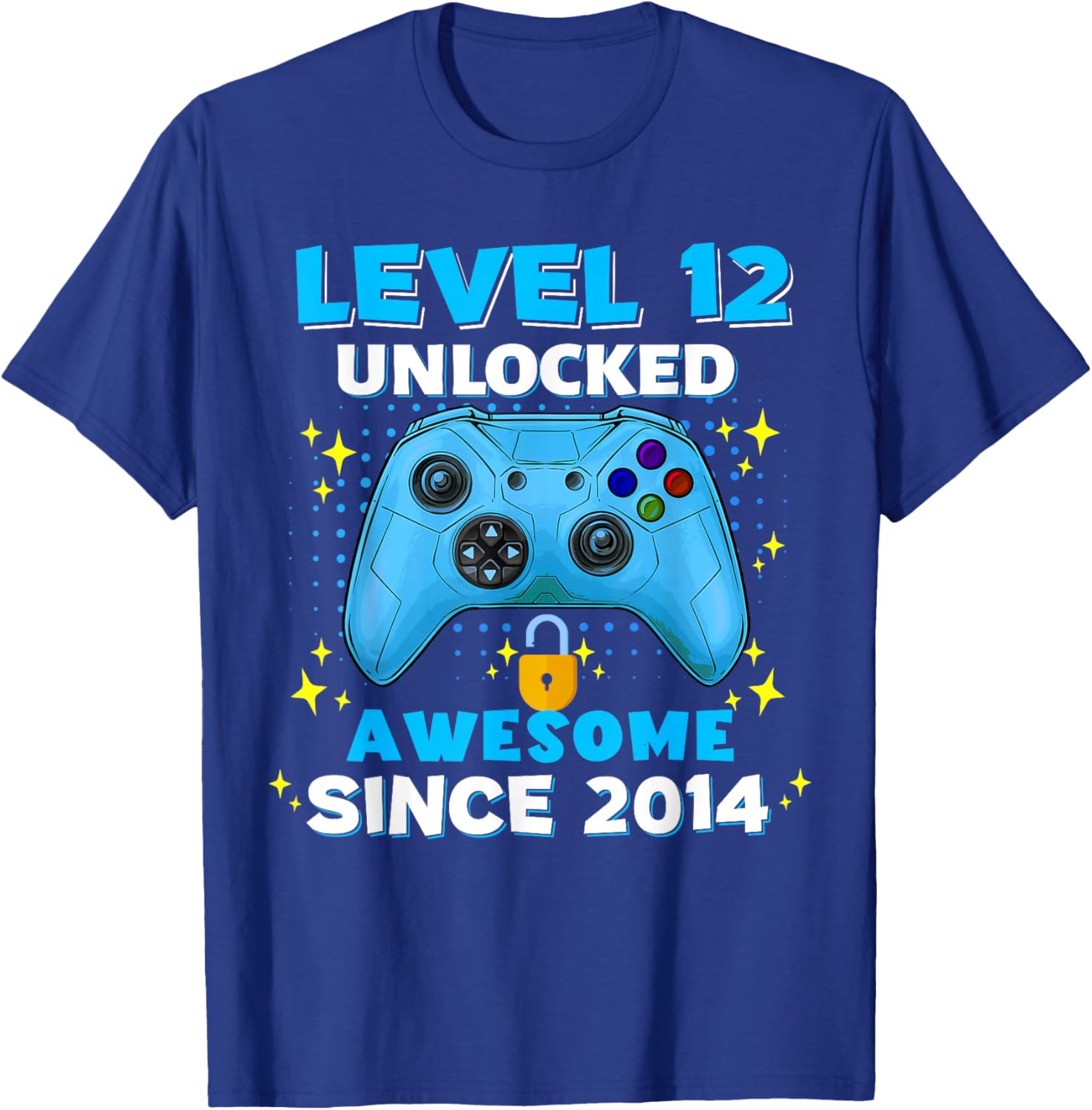 12th Birthday for Boys 12 Years Birthday Kids Gifts T-Shirt - T-Shirt | Royal