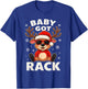 Baby Got Rack Cool Reindeer Funny Christmas Pun Hat Shades T-Shirt - T-Shirt | Royal