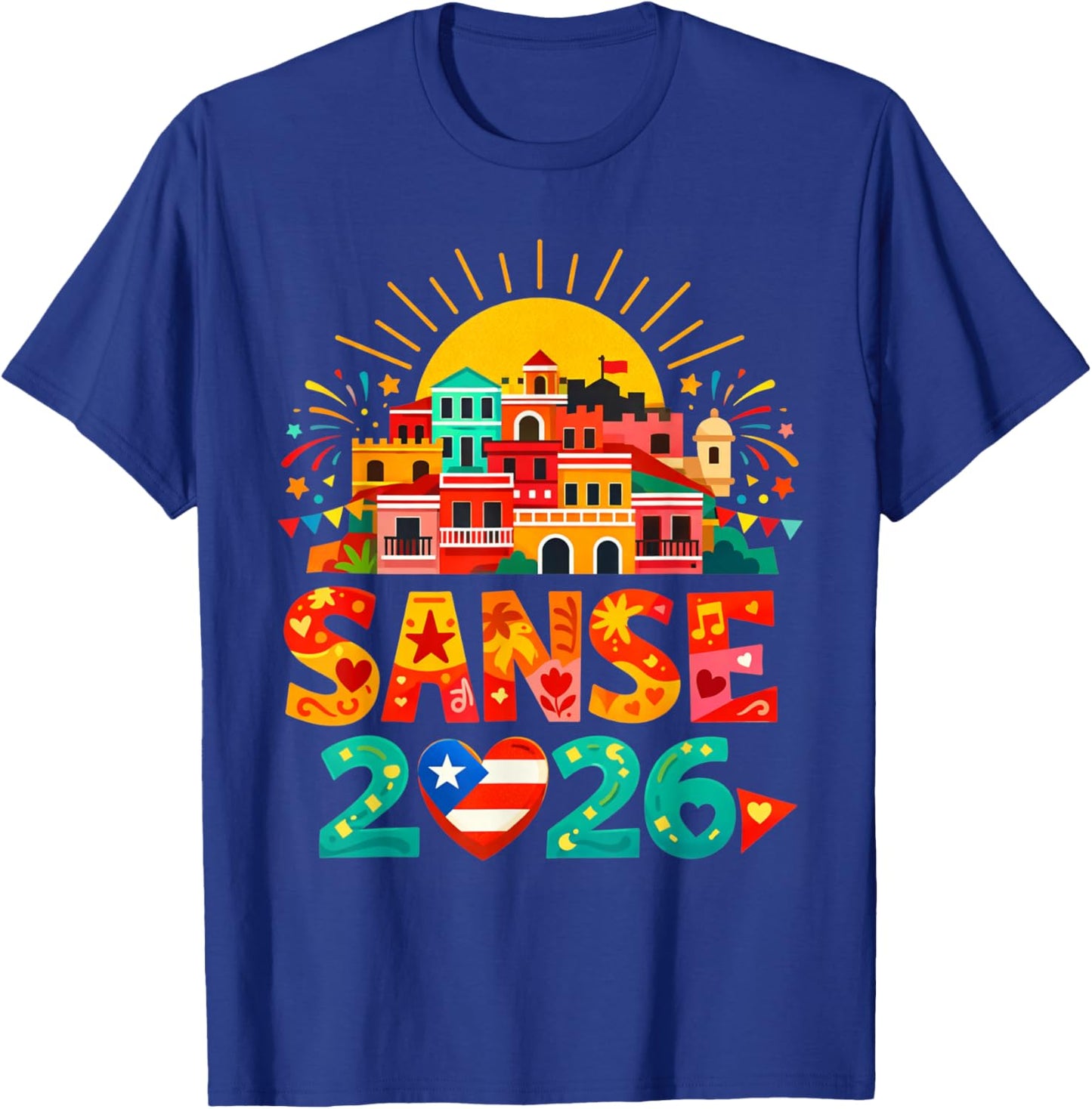 Balcones De Cora Sanse 2026 Juan San Festival San Sebastian T-Shirt - T-Shirt | Royal