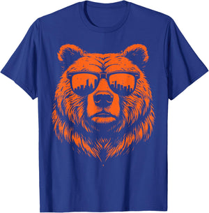 Bear Sunglasses Women Kids Boys Girls Men Youth Teen T-Shirt - T-Shirt | Royal
