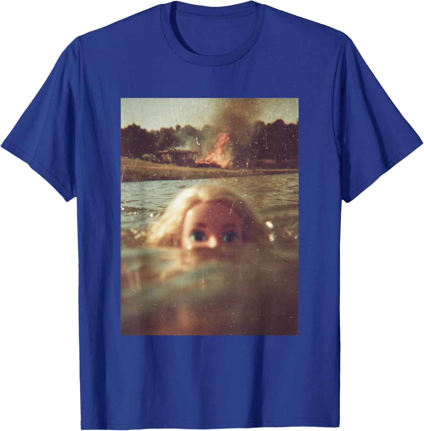 Disgusting Doll Face Funny Swimming Doll Meme Hilarious T-Shirt - T-Shirt | Royal
