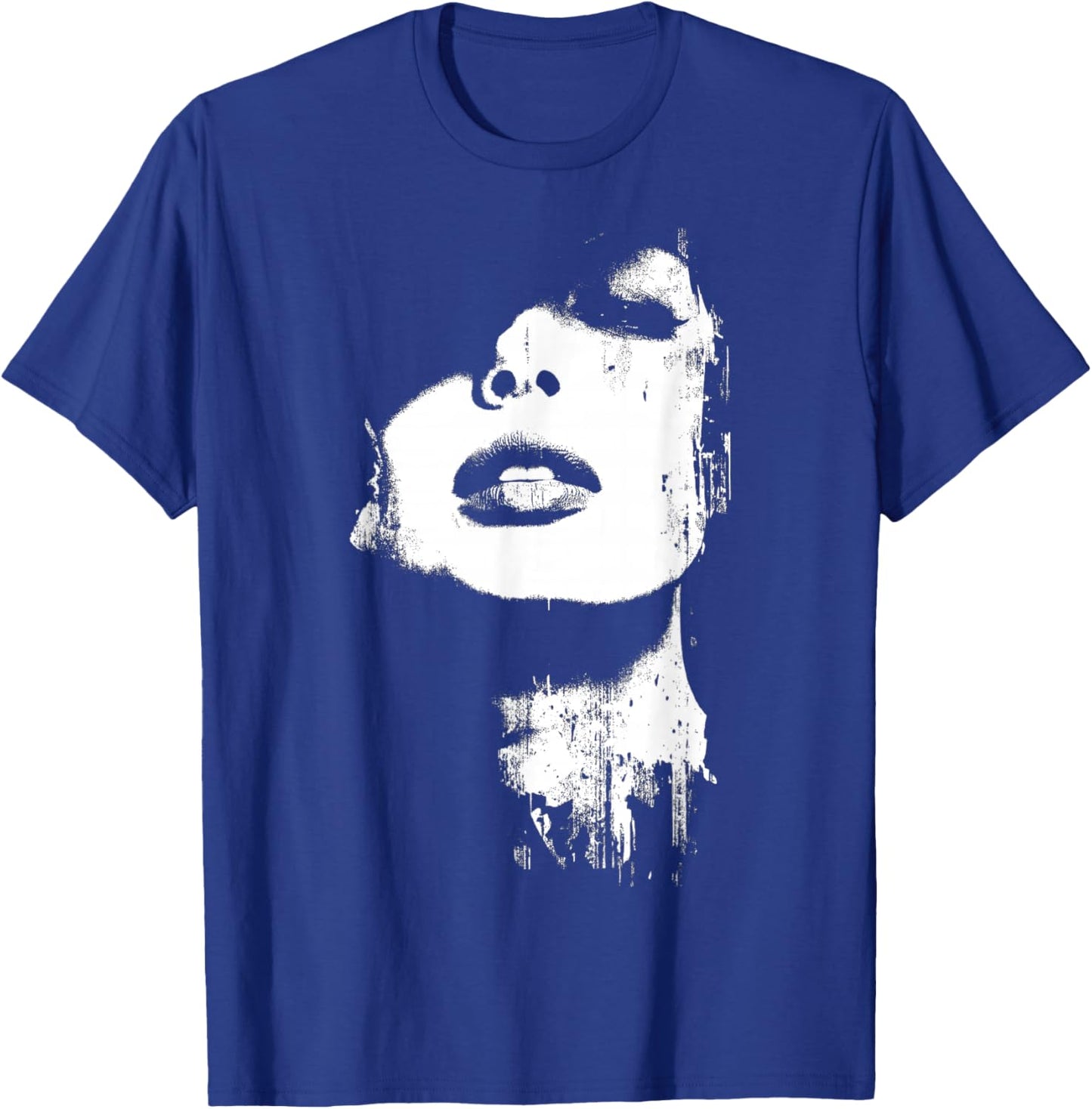 Grunge Portrait Cool Women -6XL T-Shirt - T-Shirt | Royal
